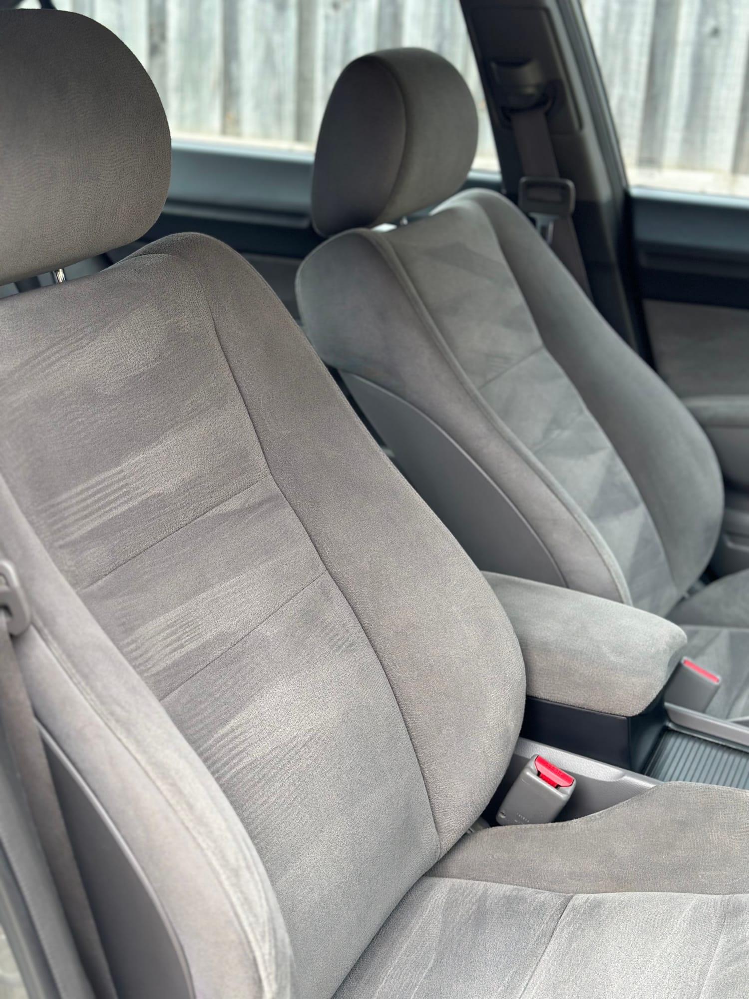 Honda Civic — cloth front seats, after detailing