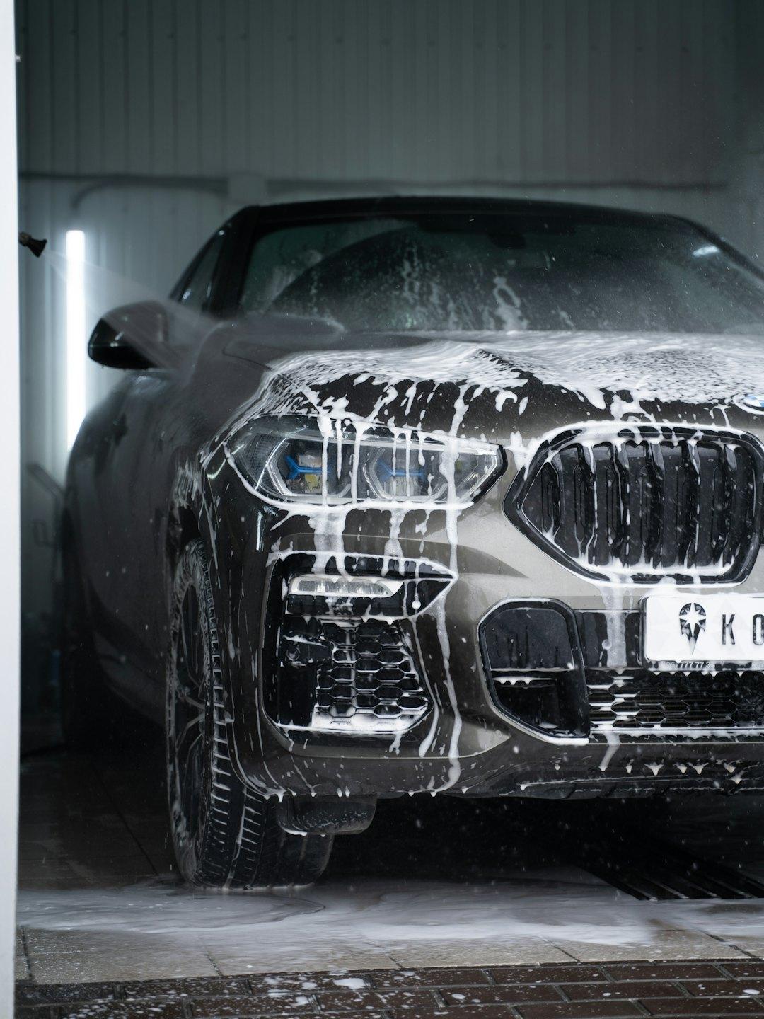 Freshly detailed vehicle with a mirror-gloss finish in Top End light